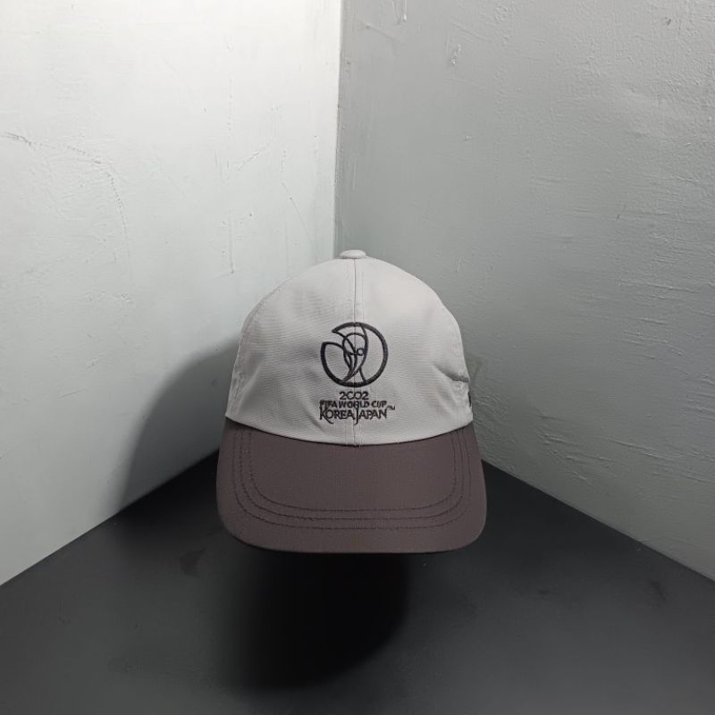 Topi cowok cewek simpel caps two tone fifa world cup 2002 korea japan by adid4s original second bran