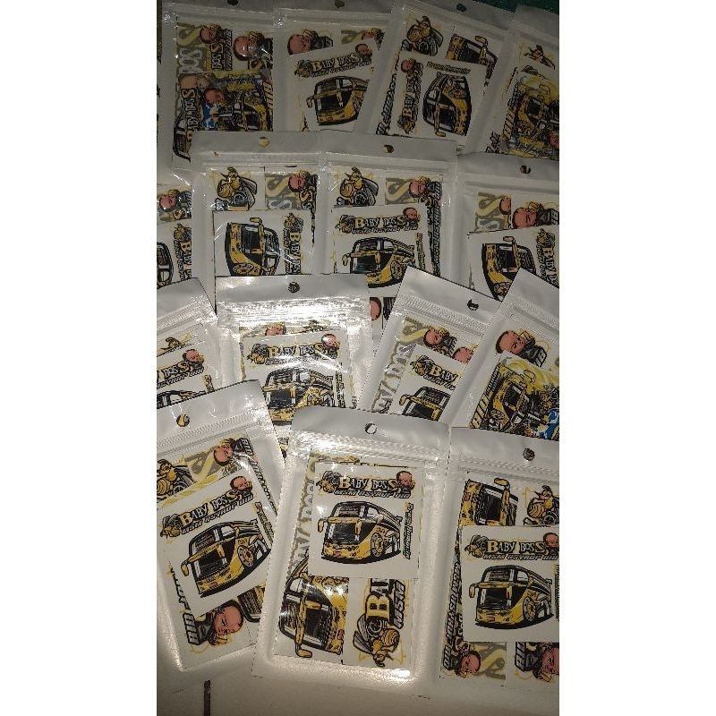 

STIKER BUS BABYBOSS REBORN V6 NEW DESAIN 100% ORIGINAL BAHAN VINYL ANTI AIR DAN MINYAK [ ISI 4 PCS ]