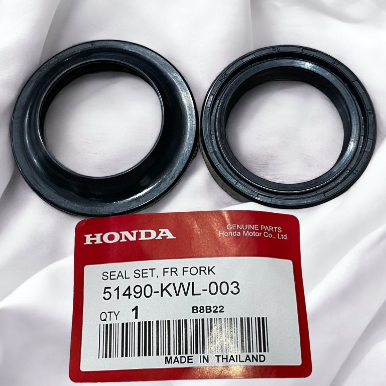 OIL SEAL SHOCK DEPAN + SEAL DUST SIL DEBU TIPE USD  UPSIDE DOWN CB150 R 2021, CB150 X - KWL