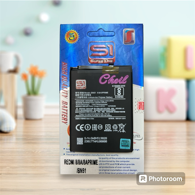 baterai BN-51 baterai xiaomi redmi 8 redmi 8A redmi 8A pro baterai BN51 super one 2ic long lasting p