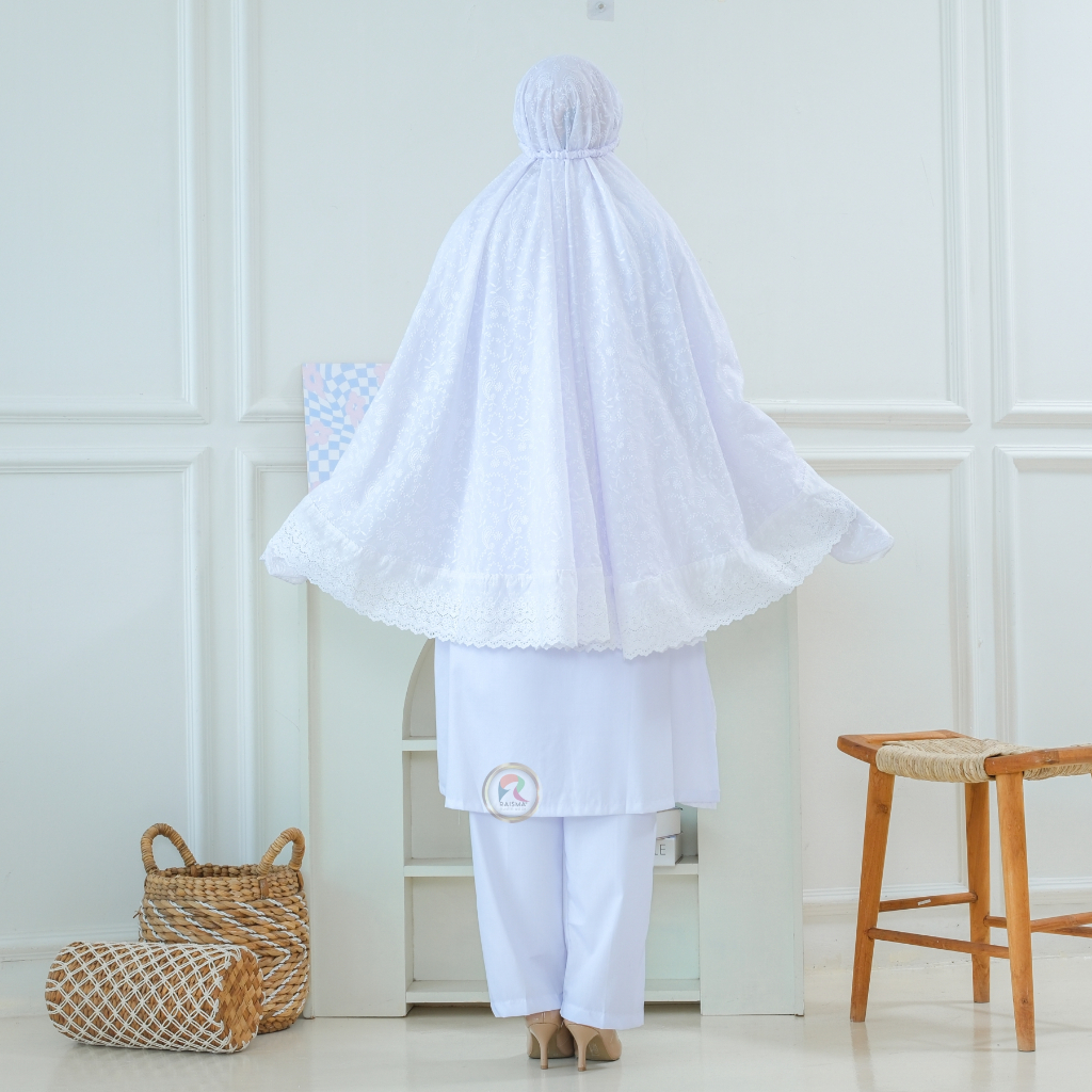 Baju Ihrom Perlengkapan Umroh Haji Wanita Katun Indun Tbk
