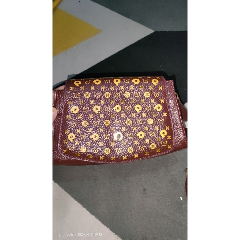 Papillon K3516 Tas kulit Preloved