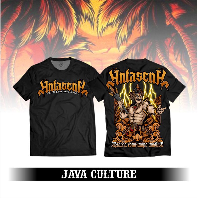 Kaos T-shirt / Kaos Singlet Antasena Ksatria 3dan Tanpo Tanding By Lassofie