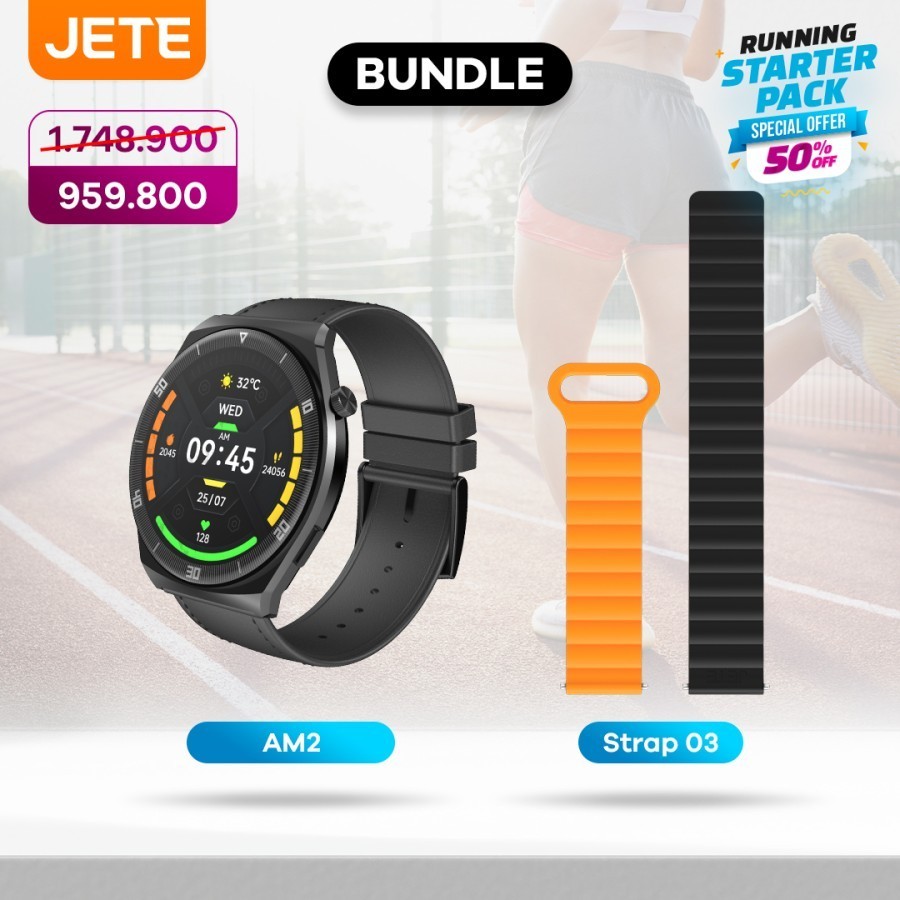 Smartwatch JETE AM2 Mode Custom Face Bundle Strap 03 JETE