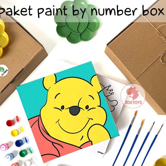 

KUALITAS SUPER Zoetoys Paket Lengkap Paint by Number Box Easter Ramadhan Custom Numbers Children Canvas 2x2 Painting Set Kanvas Pallet Kuas Anak Kit Princess Unicorn Toy Story Pooh Pokemon Mario Anya Space Paskah Activity Peralatan Melukis Cari Bin