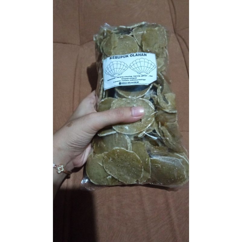 

KERUPUK KERANG SIMPING 500 GRAM