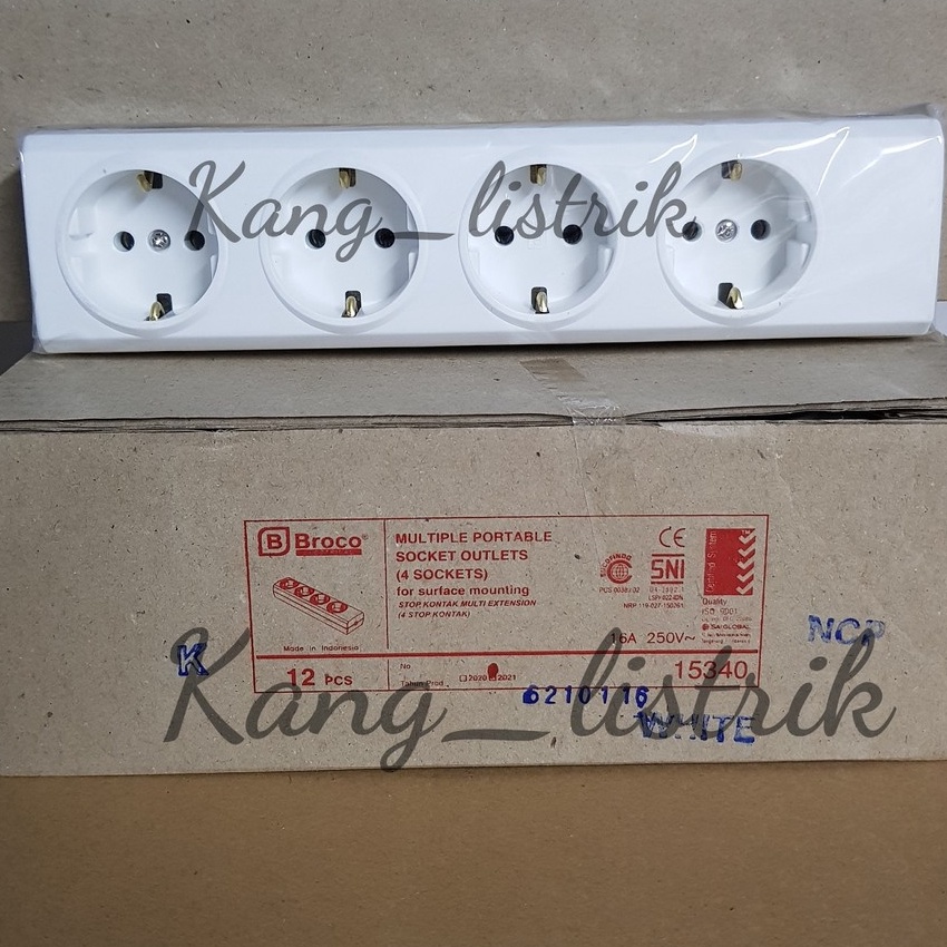 KP8 STOP 4 LUBANG BROCO 1534  Terminal BROCO 4lubang