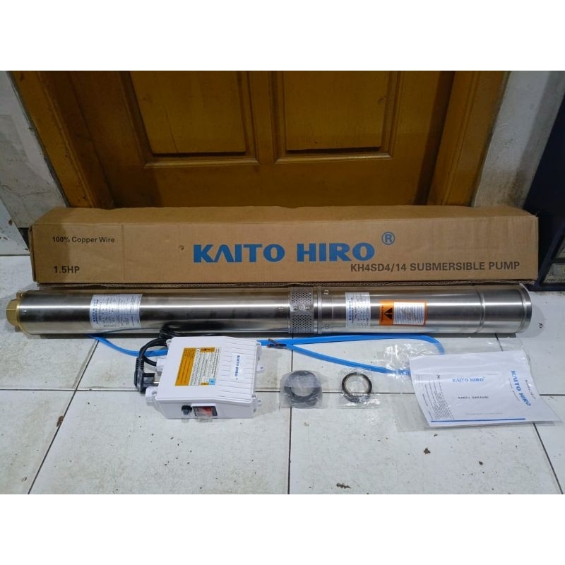 Pompa submersibel 1,5 HP KAITO HIRO KH4SD4/14  Kaito hiro 1100 watt