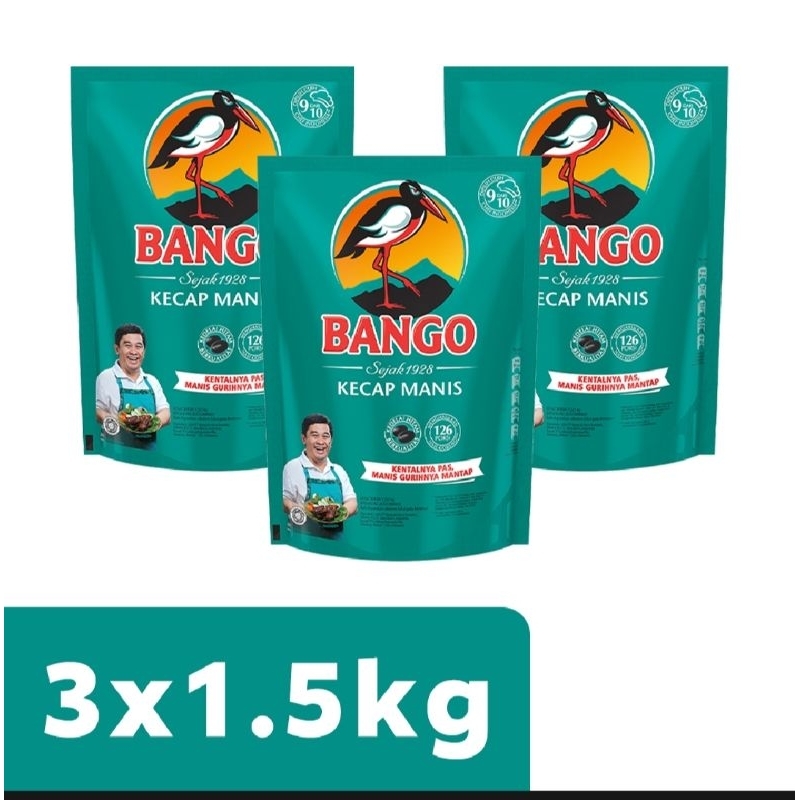 

Bango kecap manis triple pack 1.5 kg