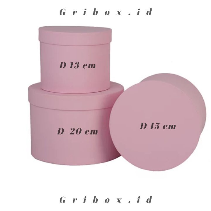 

DASYAT Round Box Diameter 11x12 cm Bulat Box Buket Balon Box BungaPacking Buble Bloom box Box