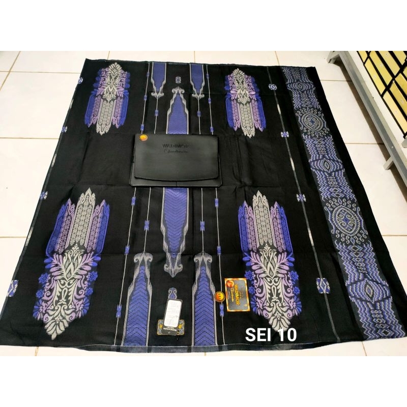 COD Sarung Wadimor New SGE Grand master Jaguard Motif Songket Kemasan Dompet