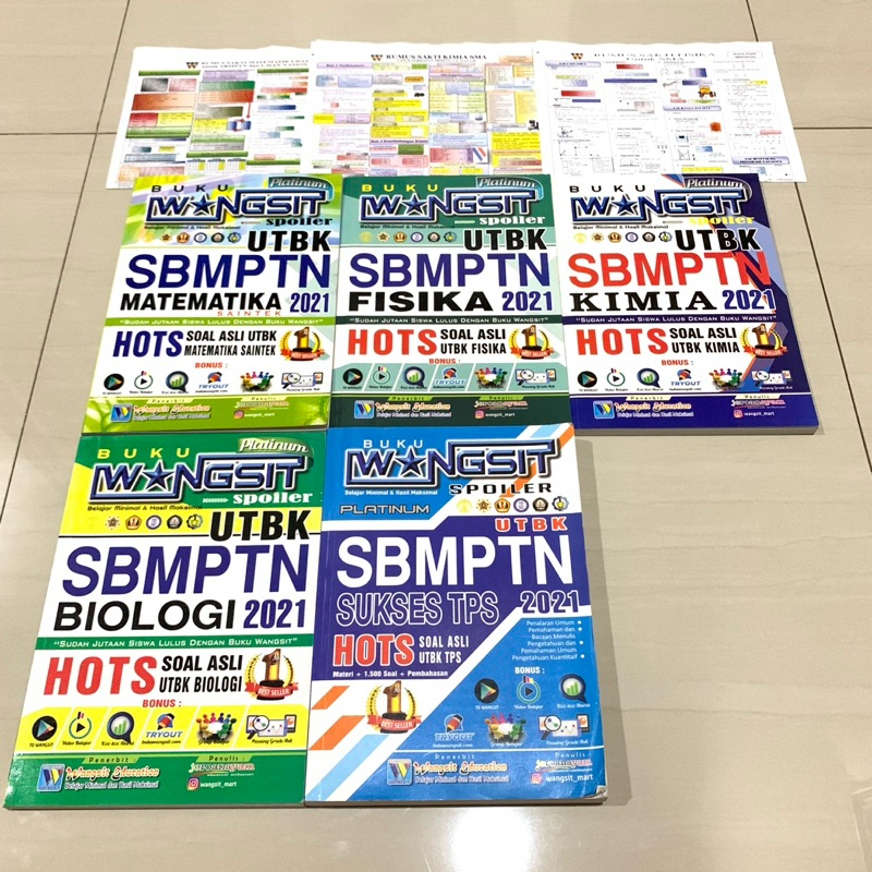 TAKE ALL Buku Wangsit Spoiler UTBK / SBMPTN 2021 Saintek (Math, Fisika, Kimia, Biologi, TPS)