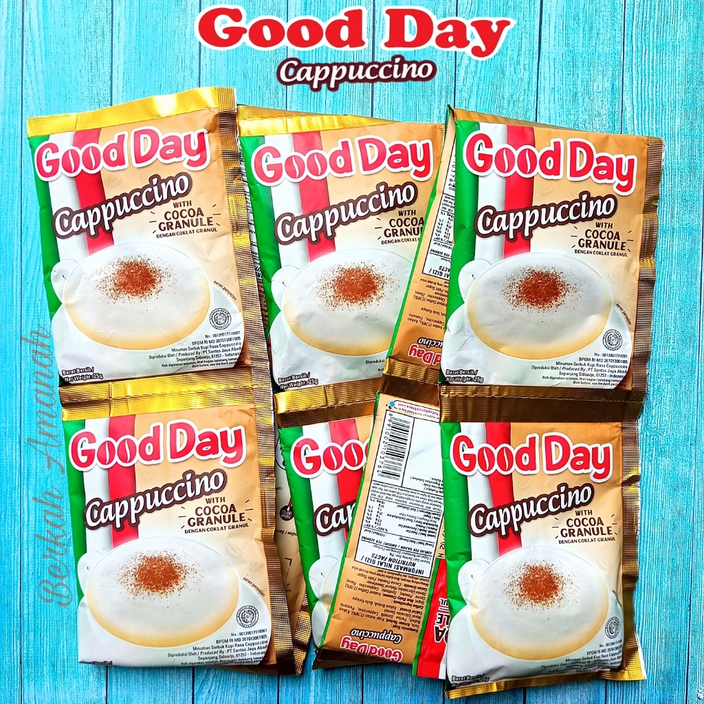 

Good Day Cappucino 1 Renceng isi 10 Sachet @25gram Dijamin Asli Original Good Day Cappucino