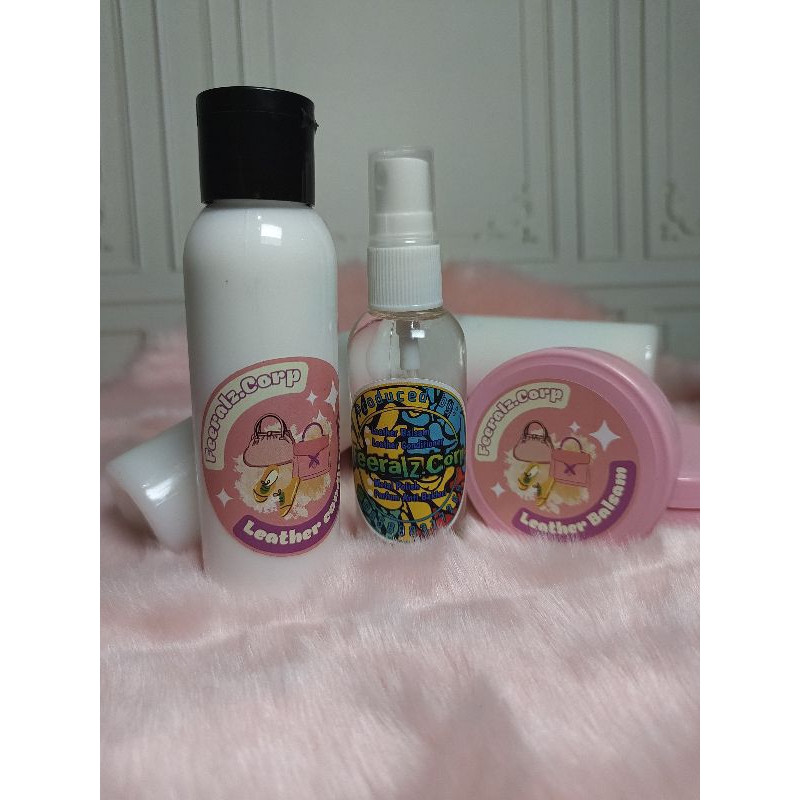 Paket 1 Parfum,1 Leather balsam,1 Leather Conditioner(Paket Perawatan Tas/Sepatu Kulit)