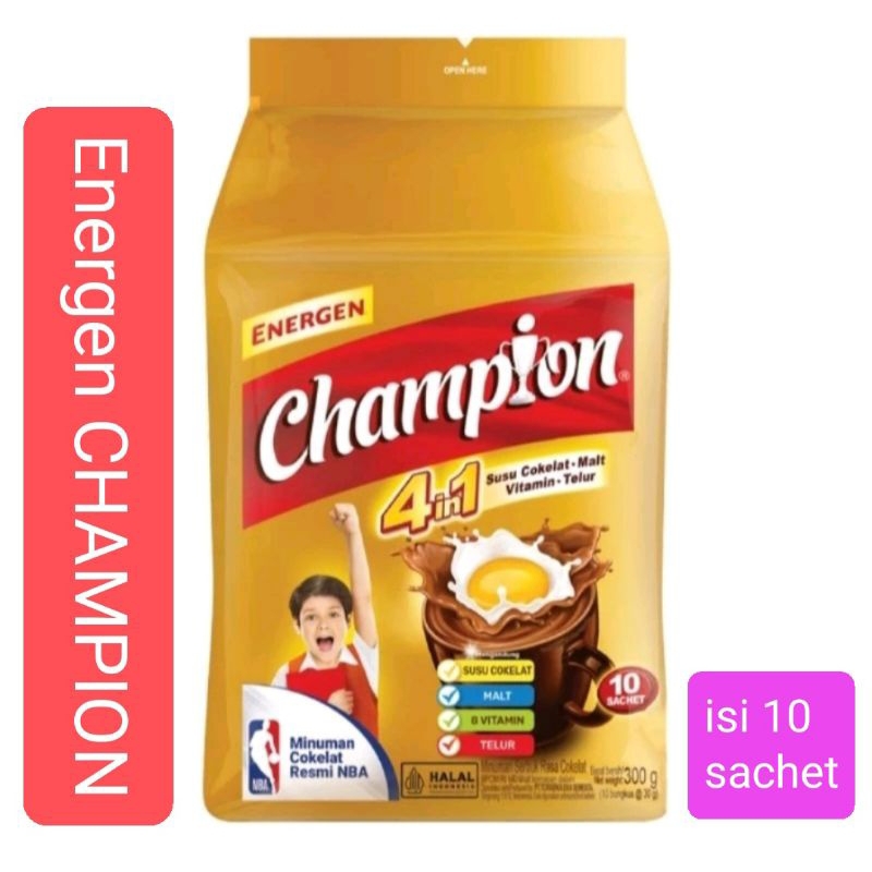 

Paket Hemat Energen CHAMPION 10 sachets