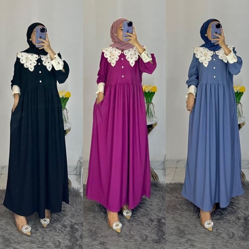 GAMIS TALITA KERAH BORDIR