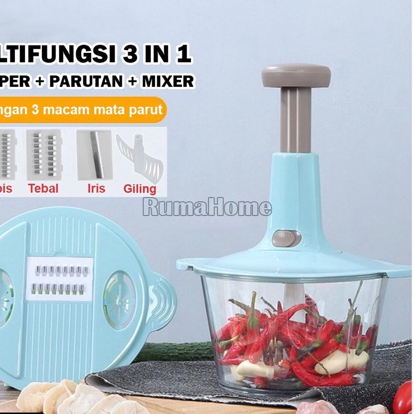 KF7 Chopper Penggiling Daging Manual Chopper Crusher Multifungsi