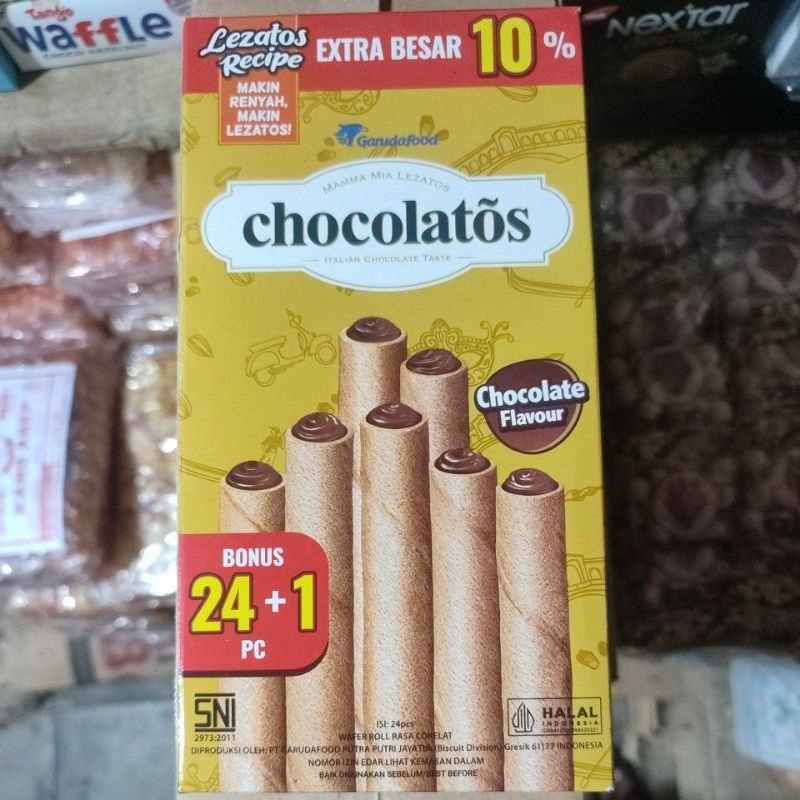 

Chocolatos 1 Box Isi 24+1pcs