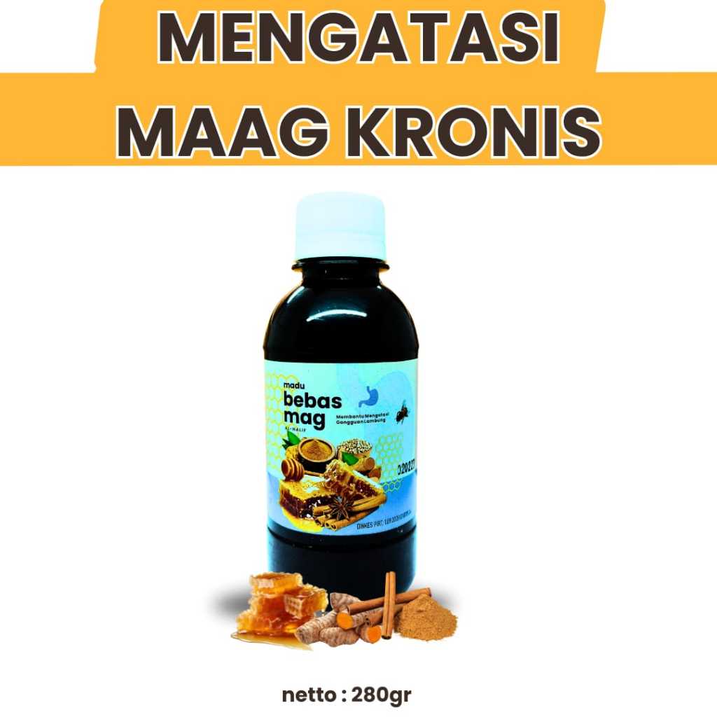 Madu mag herbal/Madu mag gerd/Madu mag asam lambung