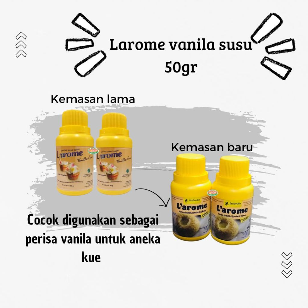 

Larome Vanila Susu 50g