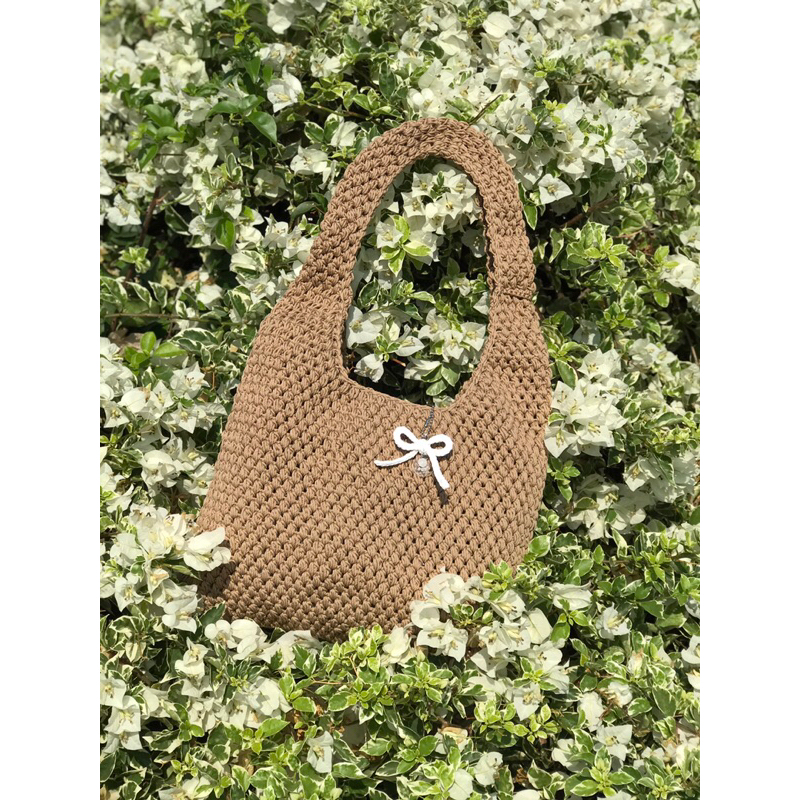 Wening Totebag/tas rajut/rajut totebag/totebag rajut/tas rajut simpel/rajut tangan/rajut tas wanita