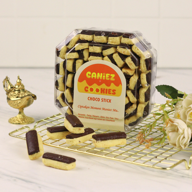 

Kue Kering Premium Choco Stick Original Caniez Cookies Official