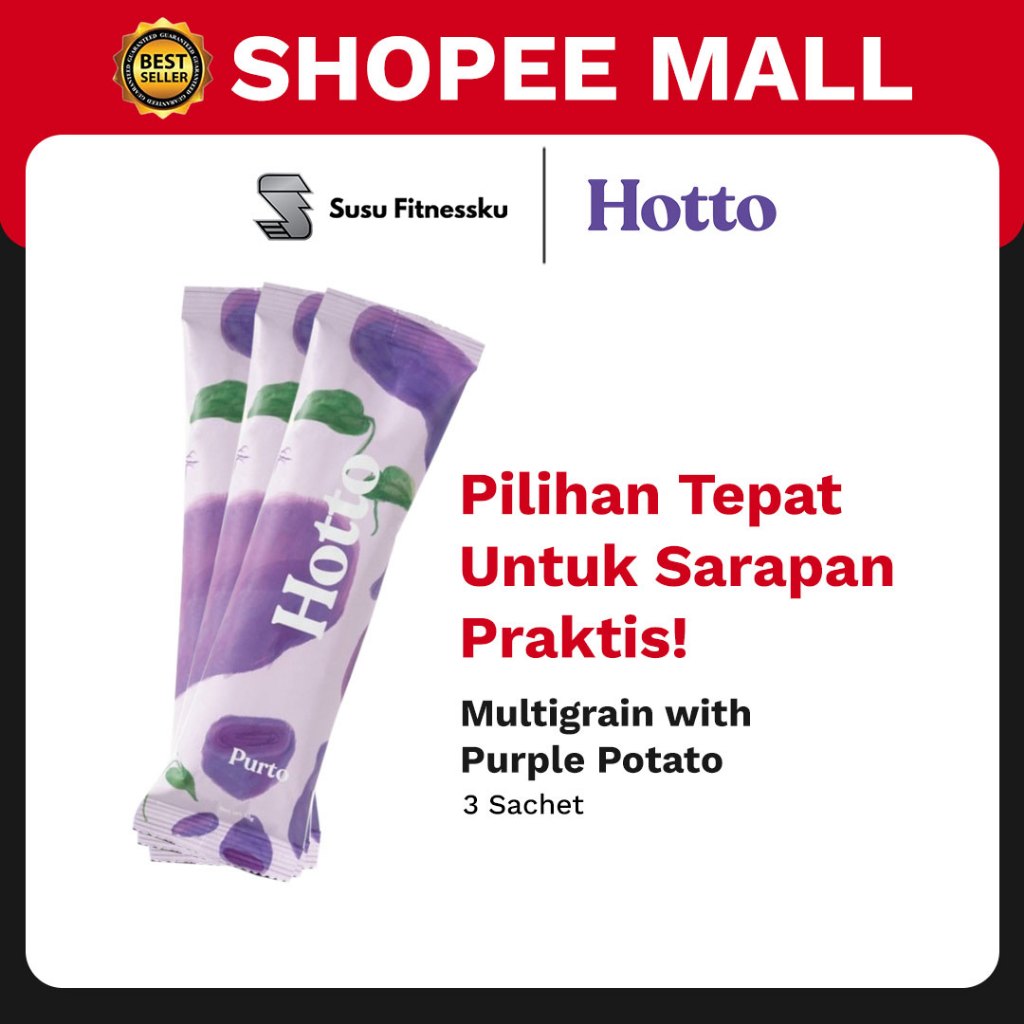 

Hotto Purto Multigrain with Purple Potato 3 Sachet