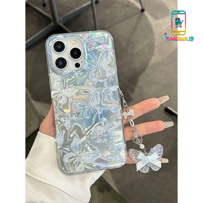 SS910 CASE SILIKON MOTIF CUTE STRAP GANTUNGAN KUPU KUPU UNTUK REALME 5 5i 6 7 8 9 9i 10 11 13 PRO C1