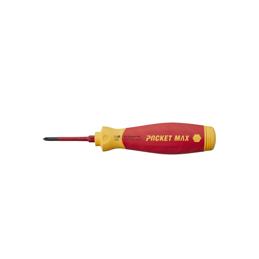WIHA SB 2831-09040 SCREWDRIVER WITH BIT MAGAZINE POCKETMAX 4 SLIMBITS (45296)