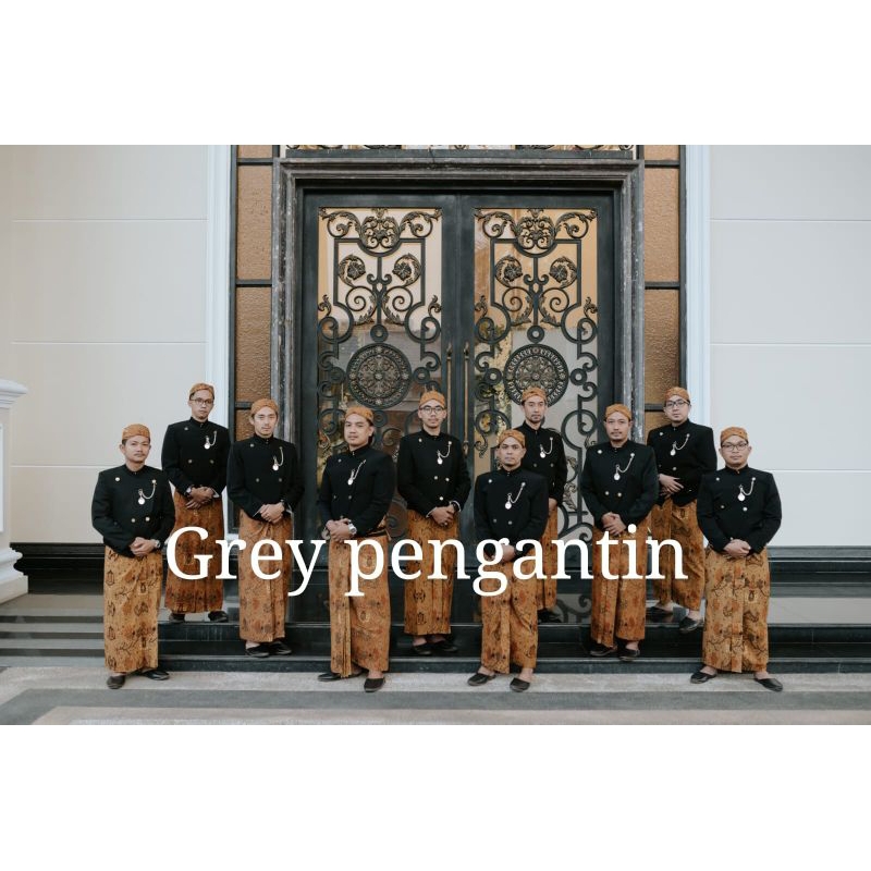 Satu set Beskap Jawa Solo