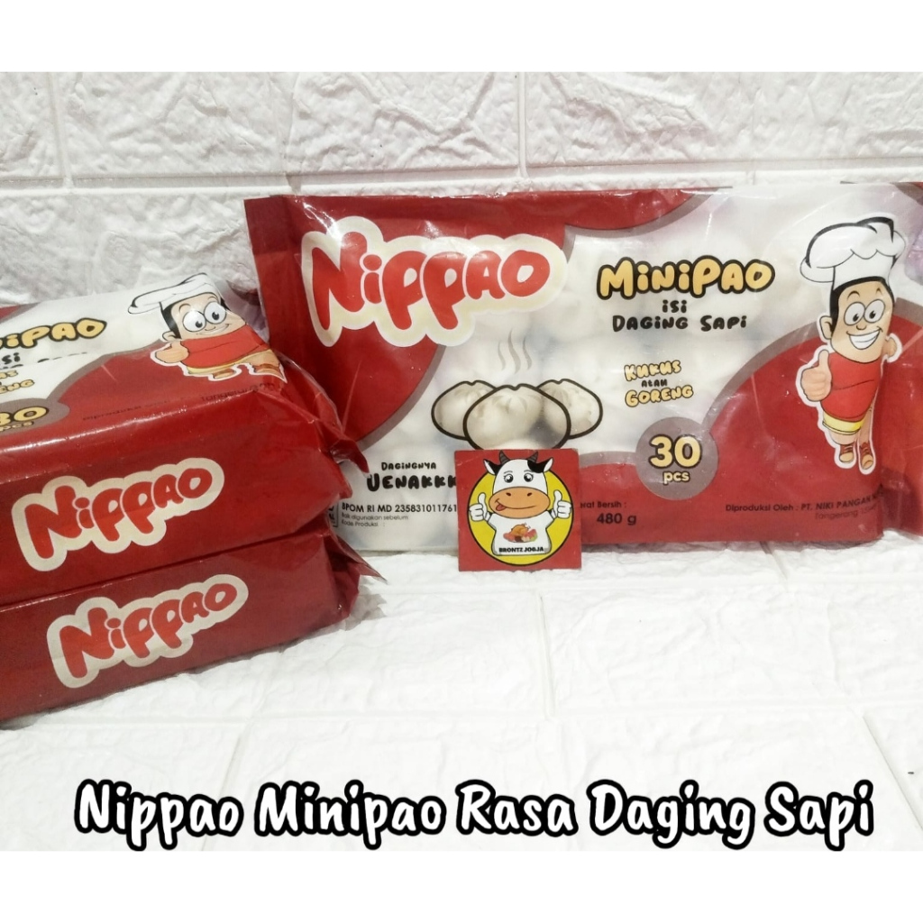 

NIPPAO MINIPAO RASA DAGING SAPI 480GR ISI 30PCS-FROZEN FOOD-BRONTZ JOGJA