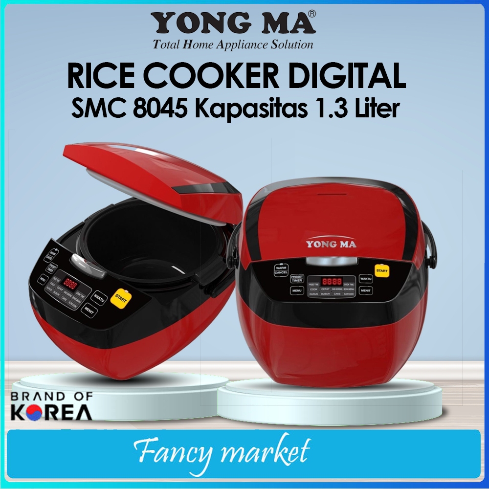 RICE COOKER YONGMA DIGITAL SMC 8045 Kapasitas 1.3 Liter