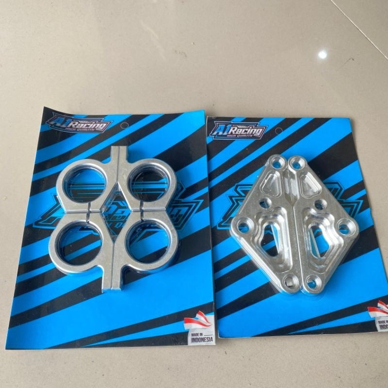 Kupingan lampu cnc cb breket lampu cb cnc dudukan lampu cnc ukur as 31 dan 33