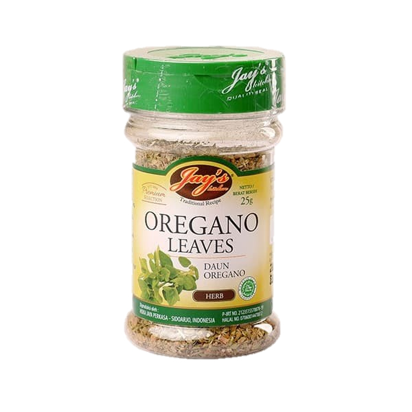 

Daun oregano origano bubuk kering Jays Jay Jay's Kitchen 25 Gr / Dried Dry Oregano Leaves