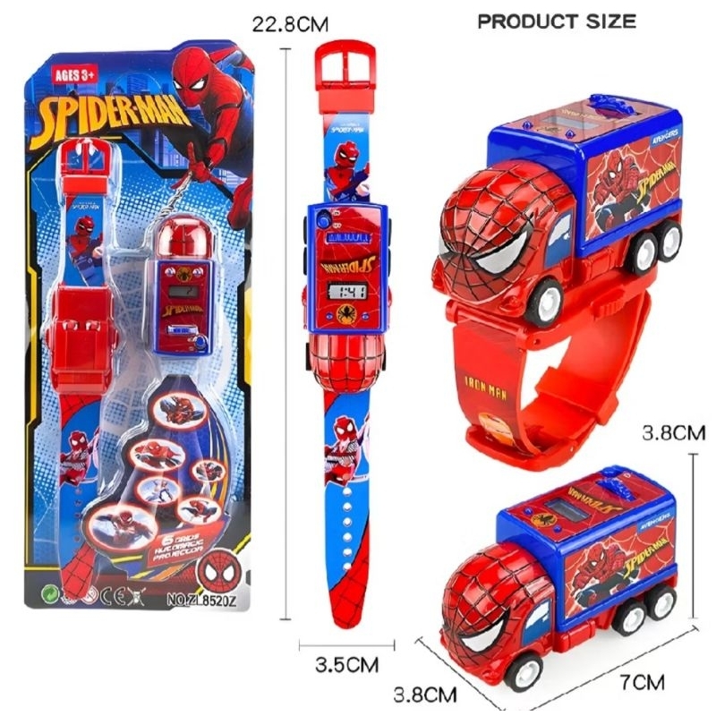 JAM TANGAN ANAK LAKI LAKI / JAM TANGAN ANAK PROYEKTOR MOBIL / JAM TANGAN ANAK