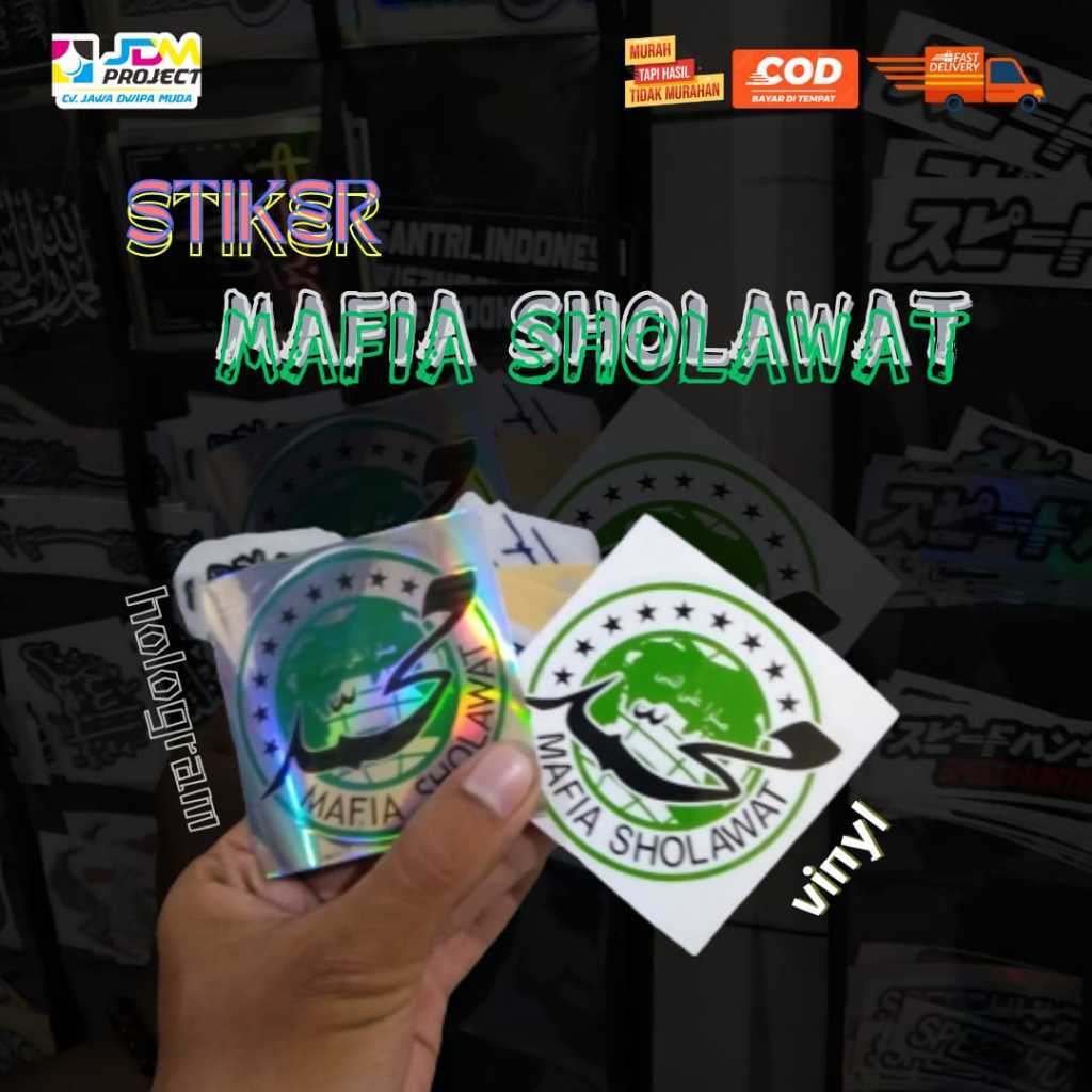 

STIKER MAFIA SHOLAWAT SANTRI INDONESIA GLOSY CROME JDM