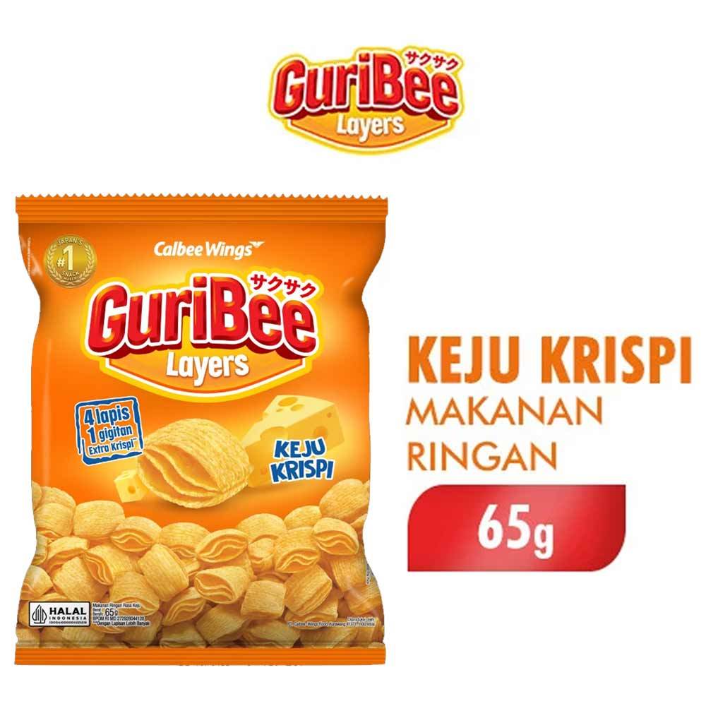

Guribee Snack Keju Krispi Kemasan 65 gram Murah & Hemat