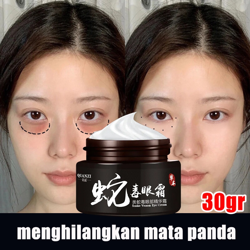 Cream mata bisa ular untuk Mengurangi Dark Circle Anti-Wrinkle Anti-agging Snake Venom Eye Cream 30g