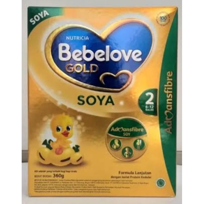 Nutricia Bebelove 1 dan 2 Soya (0-6 bulan dan 6-12 bulan)