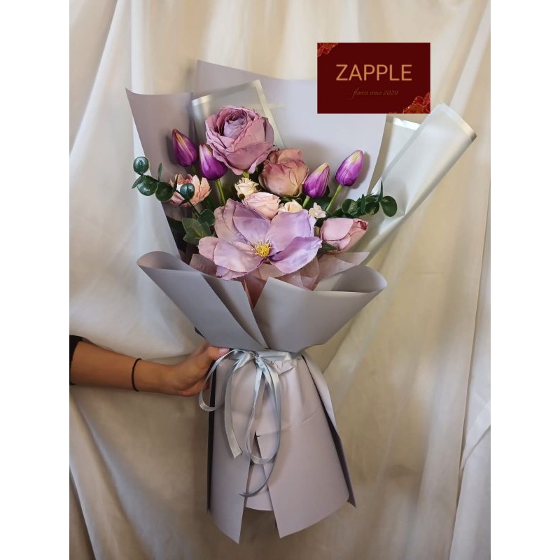 BUKET BUNGA CANTIK UNGU//UNTUK MOTHER'S DAY/SAHABAT/PACAR