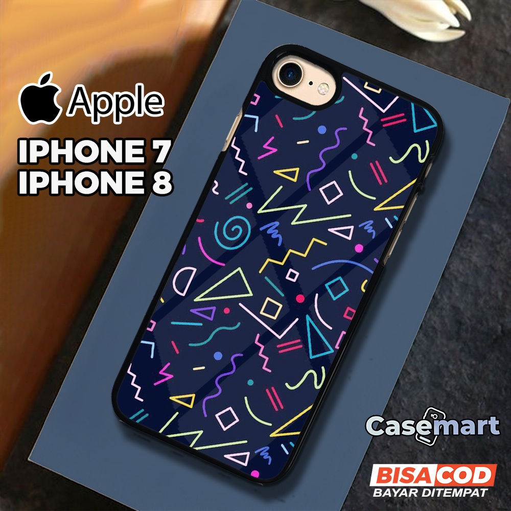 Case IPHONE 7 IPHONE 8 Casing IPHONE 7 IPHONE 8 Casemart [MOZC] Case Glossy Case Aesthetic Custom Ca