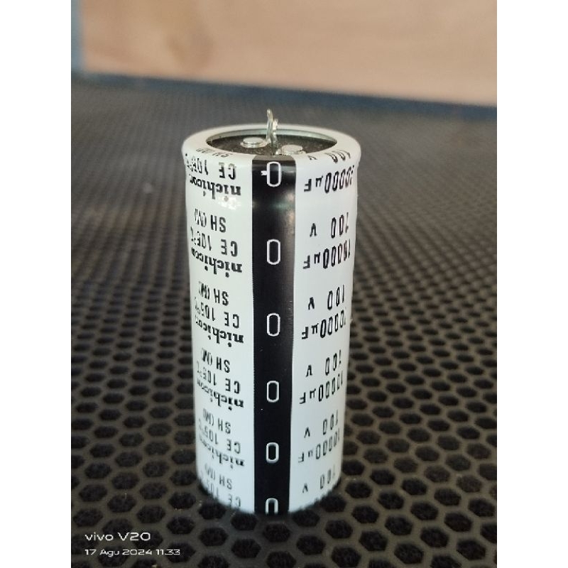 ELKO 10000uf 100v Nichicon putih  Elco 100v 10000uf