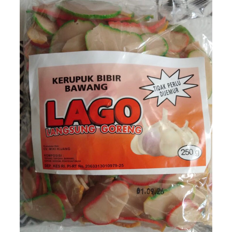 

Kerupuk Bawang warna-warni