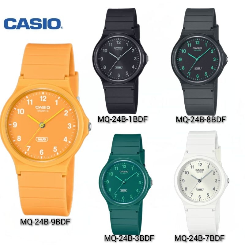 Jam tangan casio Analog mq-24b series MQ-24B-3BDF/ MQ-24B-1BDF  / MQ-24B-7BDF / MQ-24B-8BDF / MQ-24B