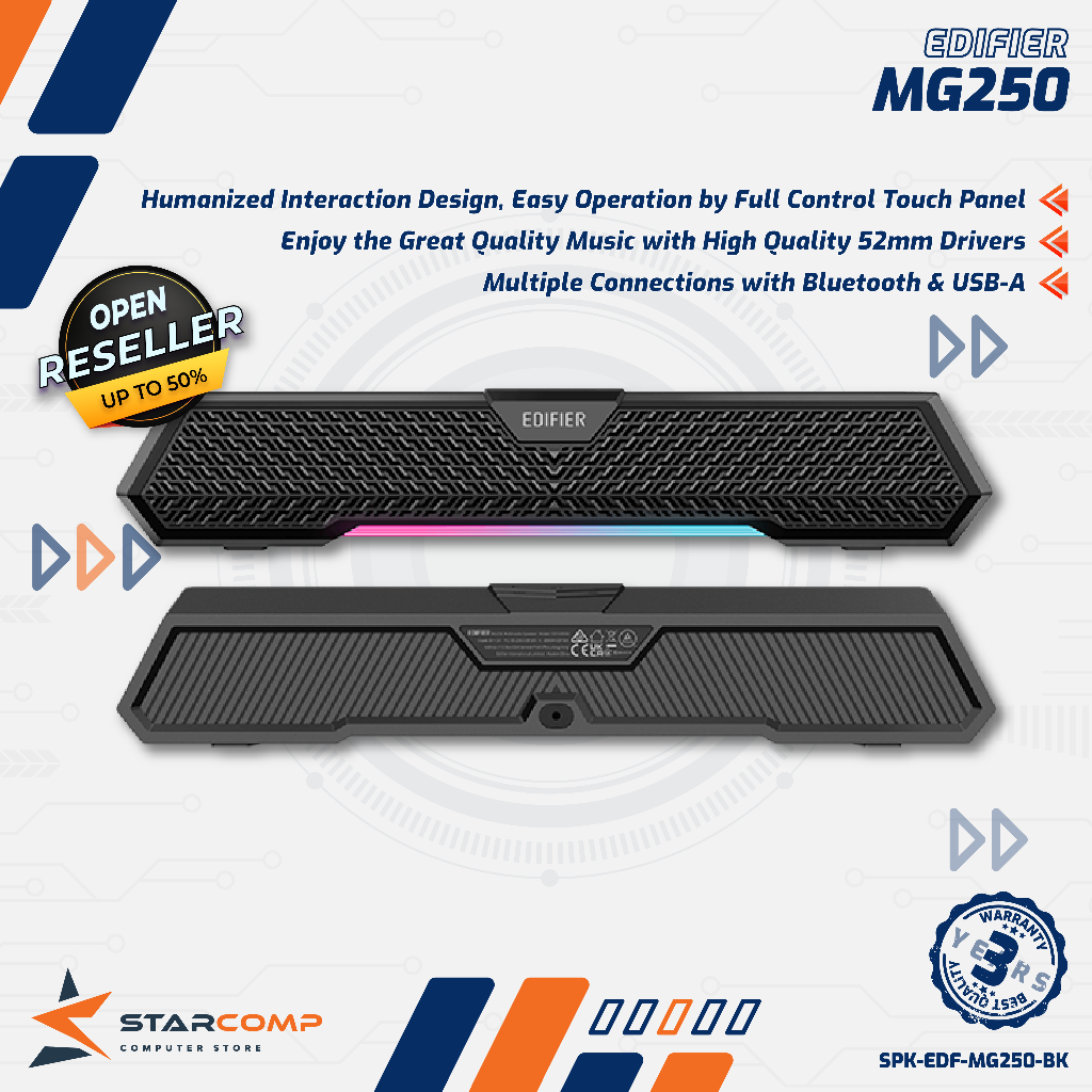 Edifier MG250 Multimedia Speaker Soundbar Gaming