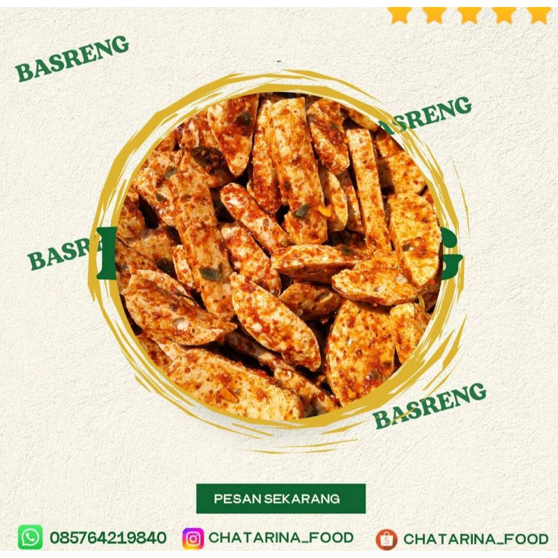 

BASRENG pedas daun jeruk Cemilan makanan