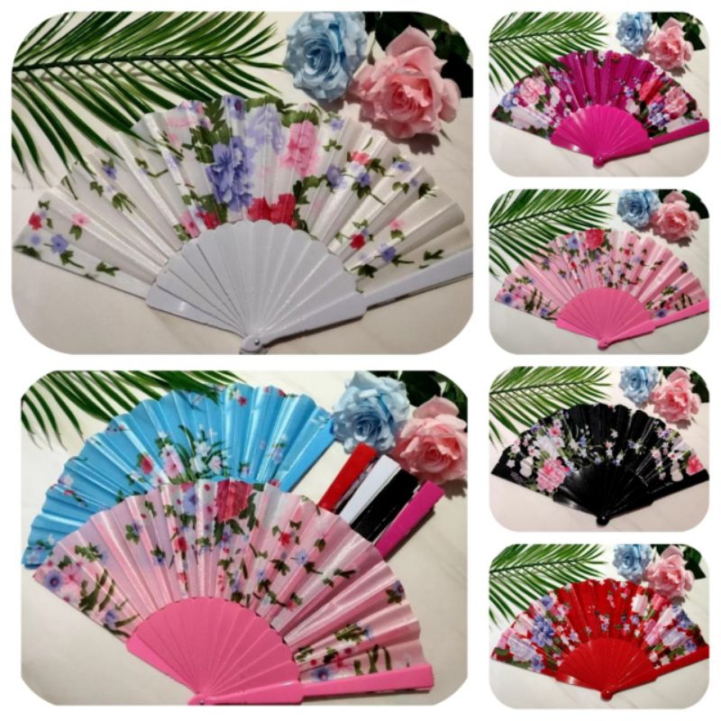 KIPAS NARI / KIPAS LIPAT SATIN / KIPAS LIPAT JEPANG / KIPAS LIPAT SOUVENIR