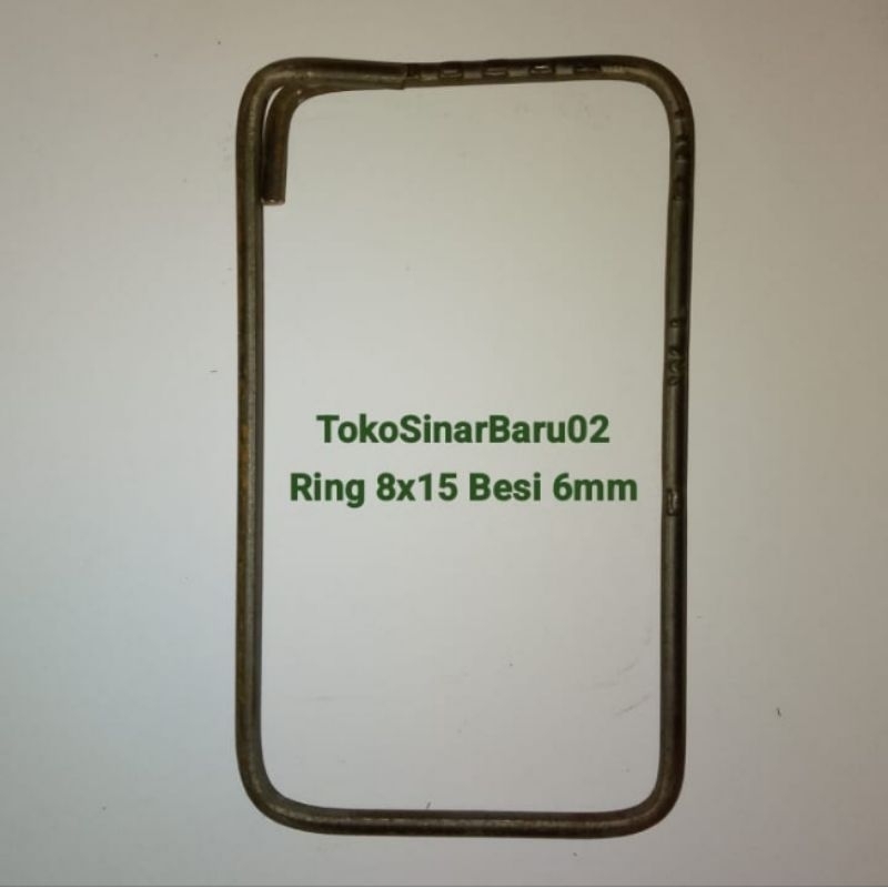 Begel Ring Cincin 8x15 besi 6mm