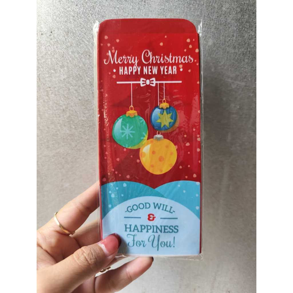 

AMPLOP NATAL JUMBO ISI 10 ANGPAU MERY CHRISTMAS