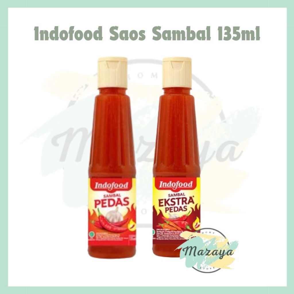 

INDOFOOD SAMBAL NETTO 135 ML PEDAS | EXTRA PEDAS - MAZAYA HOMESTORE